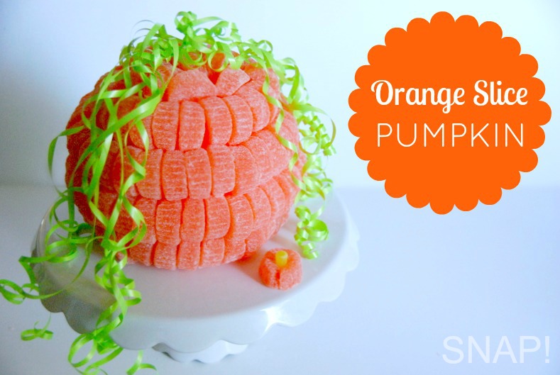 Candy Pumpkin Centerpiece
